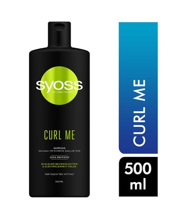 syoss, şampuan, kıvırcık saçlar için şampuan, dalgalı saçlar için şampuan, elektriklenen saçlar, syoss curl me şampuan 500 ml satın al, syoss curl me şampuan 500 ml fiyat, kozmetik, toptan kozmetik