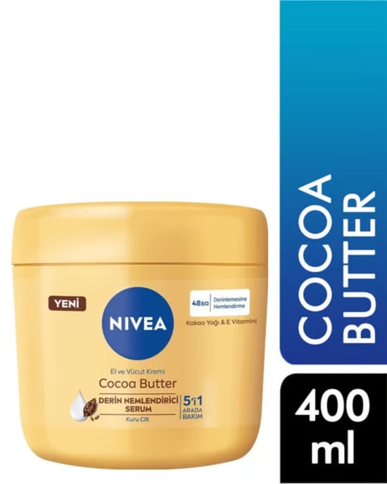 nivea,nive krem,nivea nemlendirici,400 ml,nive cocoa butter