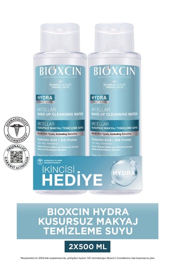Bioxcin Hydra Micellar Makyaj Temizleme Suyu 500 ml &#x2B; 500 ml