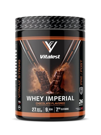 Vitalest Whey Imperial Çikolata Aromalı 988G. Protein Tozu 26 Servis