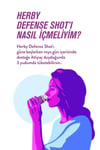 Herby Defense Zencefil Shot 24'lü Paket Bağışıklık Desteği Bitki Bazlı İçecek 60 ml