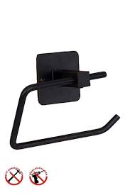 Parmeva Açık Wc Kağıtlık Siyah Yapışkanlı