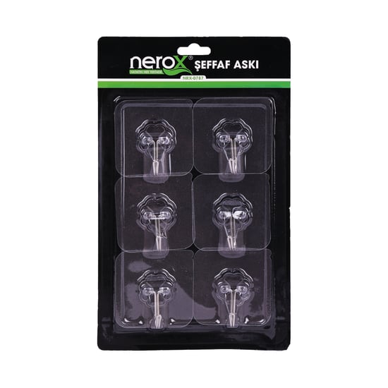 NEROX ASKI Mini Şeffaf Sticker 6'lı NRX-0787