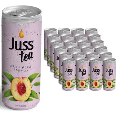 Juss Tea Soğuk Çay Şeftali 250ml 24'lü