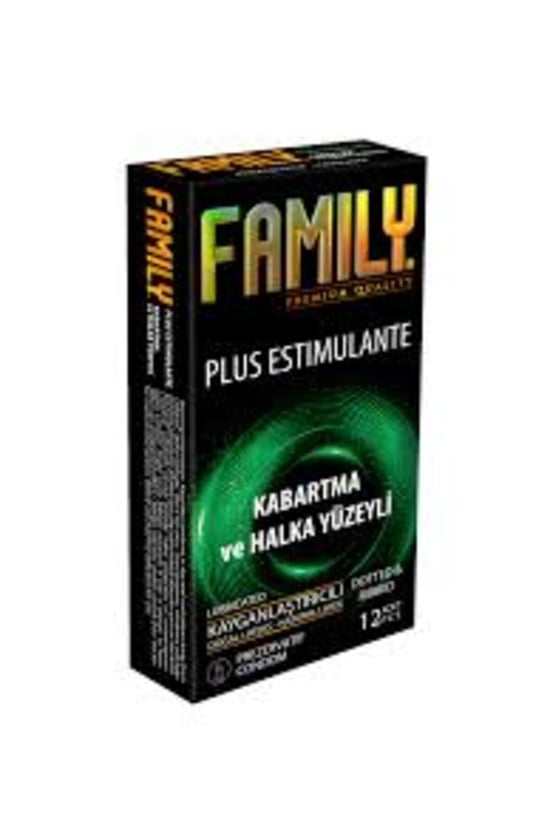 Family Prezervatif Kabartma Yüzeyli 12'li