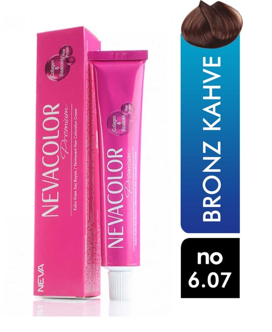 Nevacolor Premium Tüp Saç Boyası Bronz Kahve 6.07 50 ml