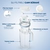 BRITA Cam Su Arıtma Sürahisi 1x Maxtra Pro All-In-1 Filtreli - Açık Mavi 2,5 lt
