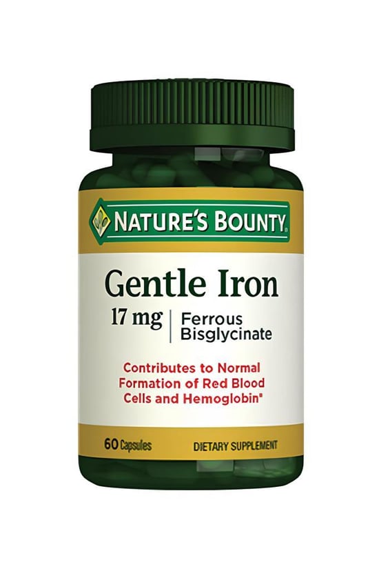 Natures Bounty Gentle Iron 17 mg 60 Kapsül