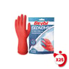Beybi Ekonomik Ev Işleri Ve Bulaşık Eldiveni 10-10,5 Beden Kırmızı
