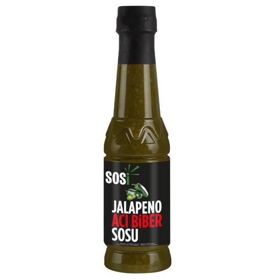 Sosi Biber Parçacıklı Jalapeno Biber Sosu 350 Ml