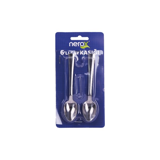 NEROX ÇAY KAŞIĞI Kartela 6lı NRX-F238