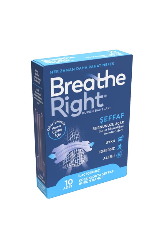 Breathe Right Şeffaf Normal Boy 10 Flaster