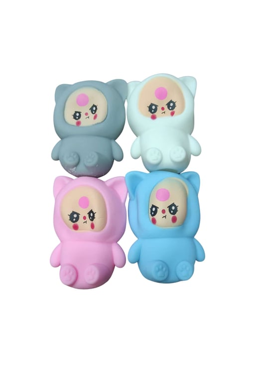 Adm 056-5 Kostümlü Bebek Dolgulu Elastik  Sukuşi  (Squishy)