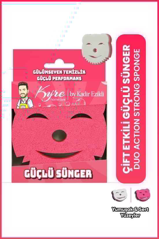 Kyre Çift Etkili Güçlü Sünger