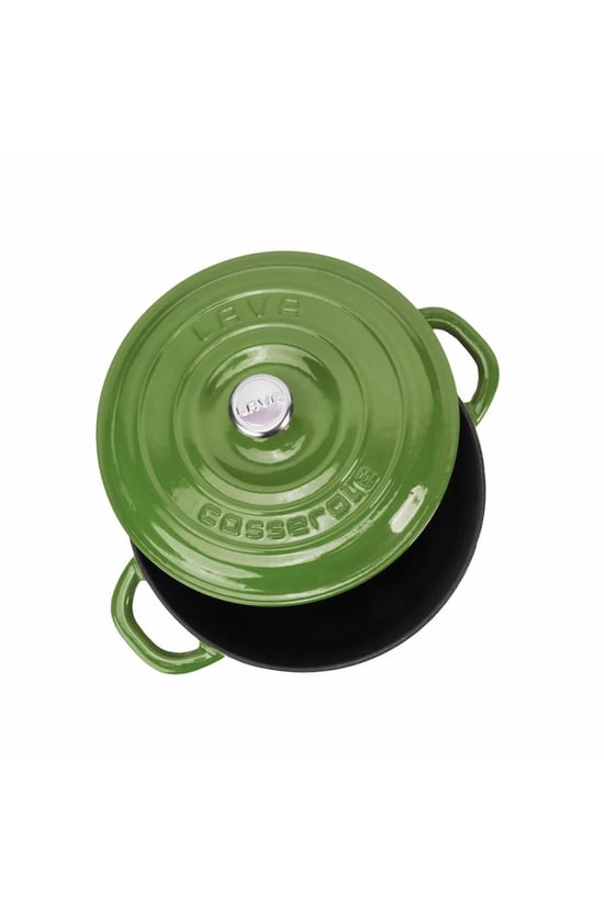 Lava New Heritage Yuvarlak Yeşil 24 cm Döküm Tencere
