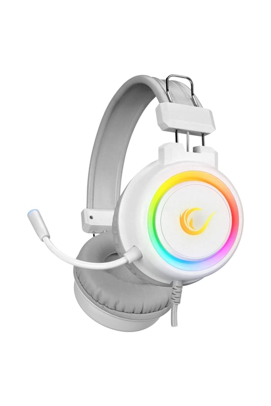 Rampage Sn-r10 Alquıst Beyaz Rgb 3,5mm Mikrofonlu Oyuncu Kulaklık