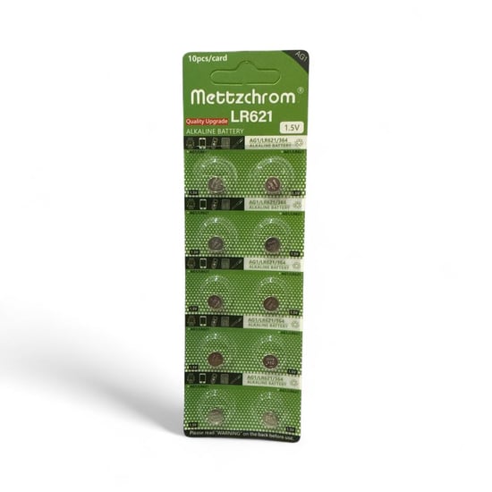 Mettzchrom Ag1 LR621 364 Alkalin Düğme Pil 10'lu