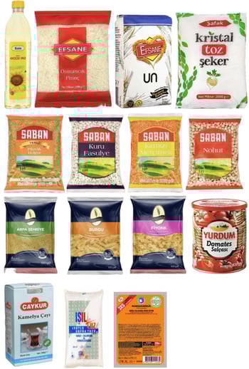 Efsane Kumanya Erzak Paketi 15 Parça No:1