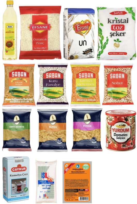 Efsane Kumanya Erzak Paketi 15 Parça No:1