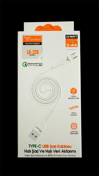 lucatech-lk-226-usb-type-c-sarj-kablosu-34a