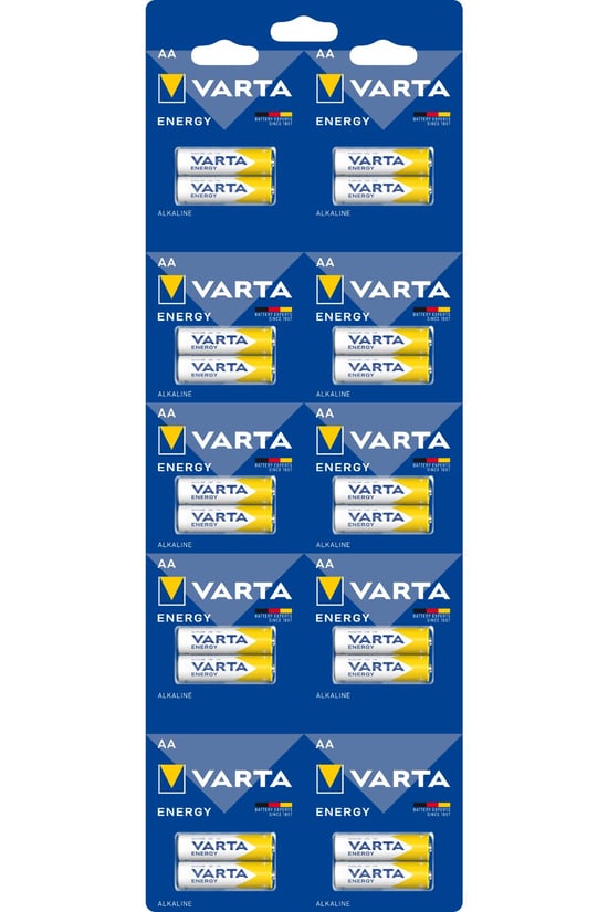 Varta Energy AA Kalem Pil 10X2 Kartela