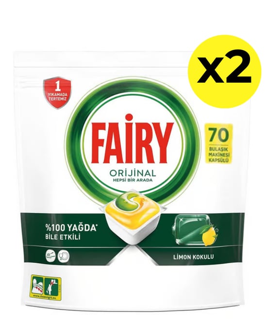 Fairy Hepsi Bir Arada 140 Yıkama Bulaşık Makinesi Tableti