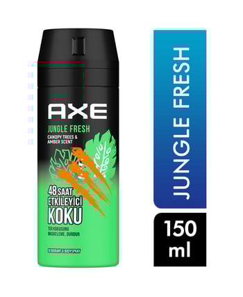 axe, erkek deodorant, axe jungle fresh, toptan deodorant, toptan kozmetik, 150 ml deodorant
