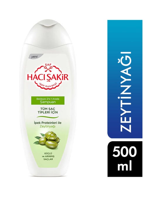 Hacı Şakir Şampuan 500 ml Zeytinyağı