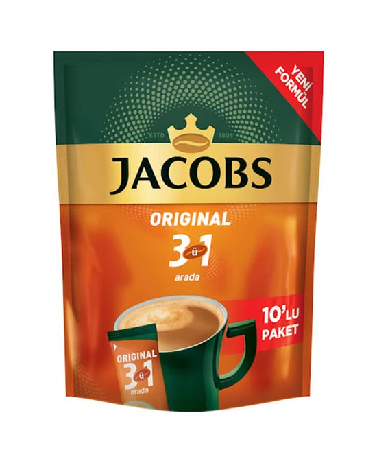 Jacobs 3'ü 1 Arada 10'lu Paket