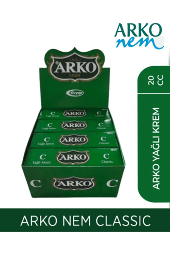 Arko Klasik Yağlı Krem 20 ml x 12'li Paket