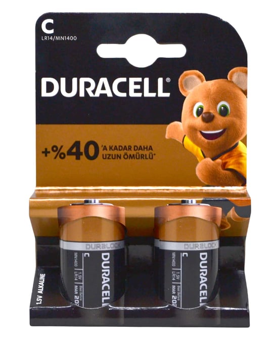 Duracell Pil Basic C Boy 2'li