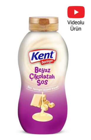 Kent Boringer 320g Beyaz Çikolatalı Topping Sos