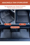Havuzlu 4d Siyah Paspas Takımı,Citroen C-Elysee 2012 Ve Sonrası 4d Havuzlu Paspas Hediye Araç Kokusu