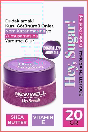 New Well Hey Sugar!Blackberry Flavored Lip Peeling 20 gr