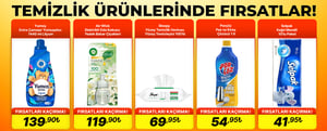 Temizlik Ürünlerinde Dev Fırsatlar! kampanya resmi