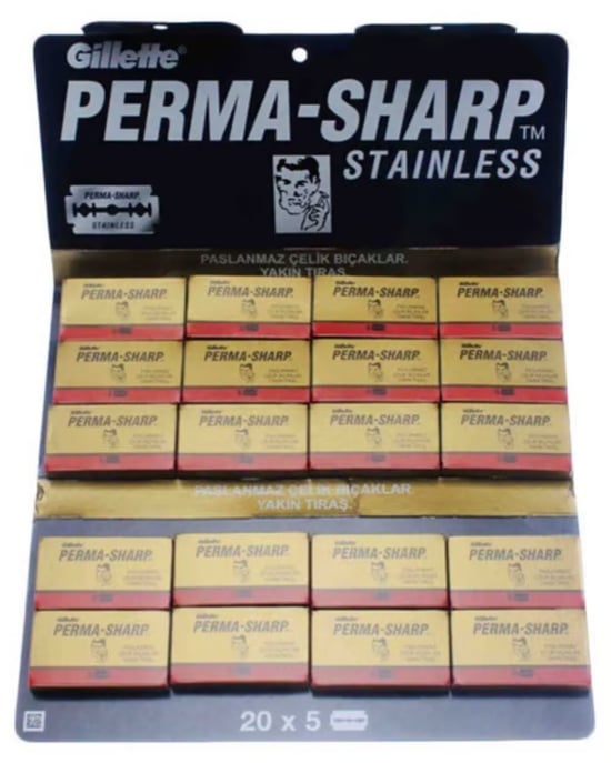 permasharp, berber tıraş bıçağı, berber bıçağı, berber jileti, jilet