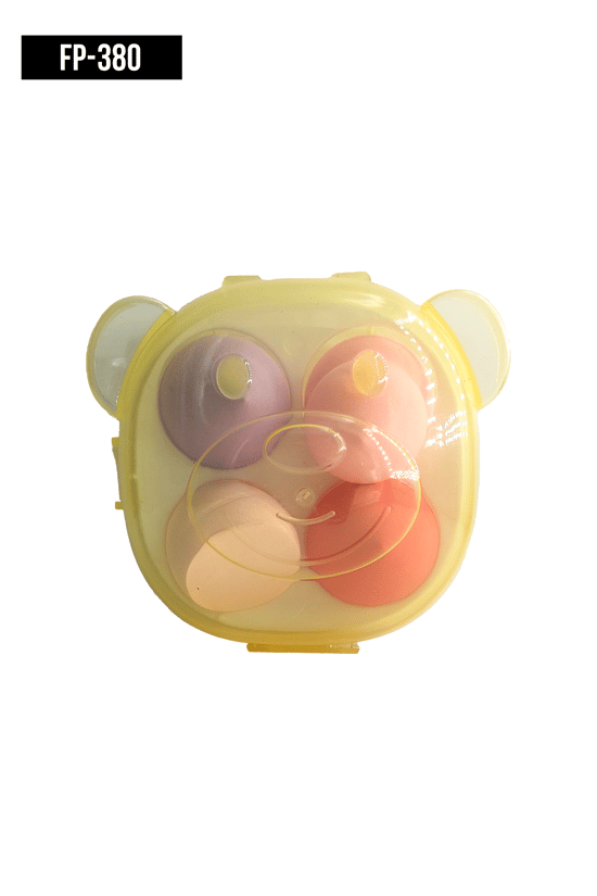 İthal Aksesuar Renkli 4'Lü Makyaj Süngeri