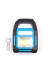 HB-9707A-1 3 Kademeli USB Çıkışlı Şarjlı Mavi Solar Lamba