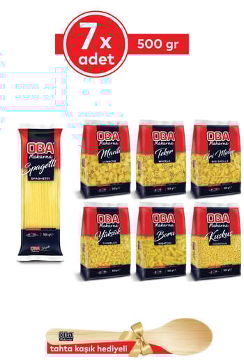 Oba Makarna Karışık Paket 7 Adet 500 gr