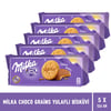 Milka Choco Grains Yulaflı Bisküvi 126 gr - 5 Adet