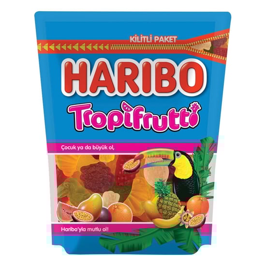 Haribo Tropifrutti Aromalı Karışık Yumuşak Şekerleme 62g 24'lü