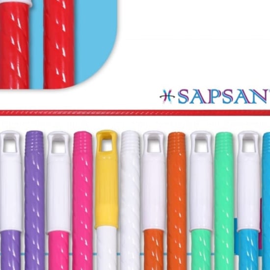 Sapsan Desenli Fırça Sapı 120 Cm-Pasolu Sap