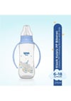 Wee Baby Klasik Kulplu PP Biberon 270 ml 6-18 ay Mavi