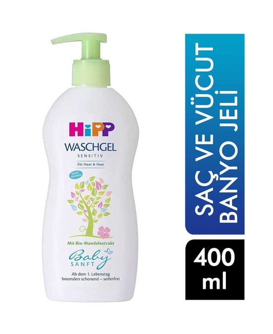 Hipp Babysanft Bebek Saç ve Vücut Banyo Jeli 400 ml