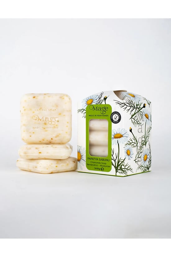 MAGE DOĞAL PAPATYA SABUNU 150GR-  3x50 GR