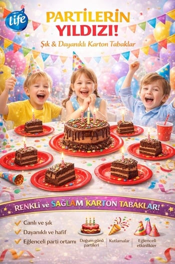 Life Lüks Karton Tabak 10'lu ( PEMBE MODEL )