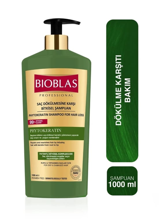Bioblas Kuru ve Yıpranmış Saçlar İçin Şampuan 1000 ml