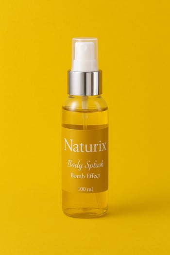 Naturix Bomb Effect Body Splash Çarpıcı Koku ve Uzun Süre Kalıcı Vücut Spreyi 100 Ml