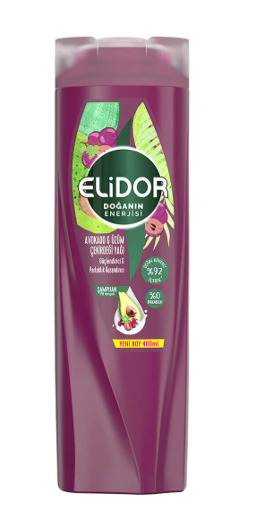 Saç Kremi Elidor 400 ml Avokado & Üzüm Çekirdeği