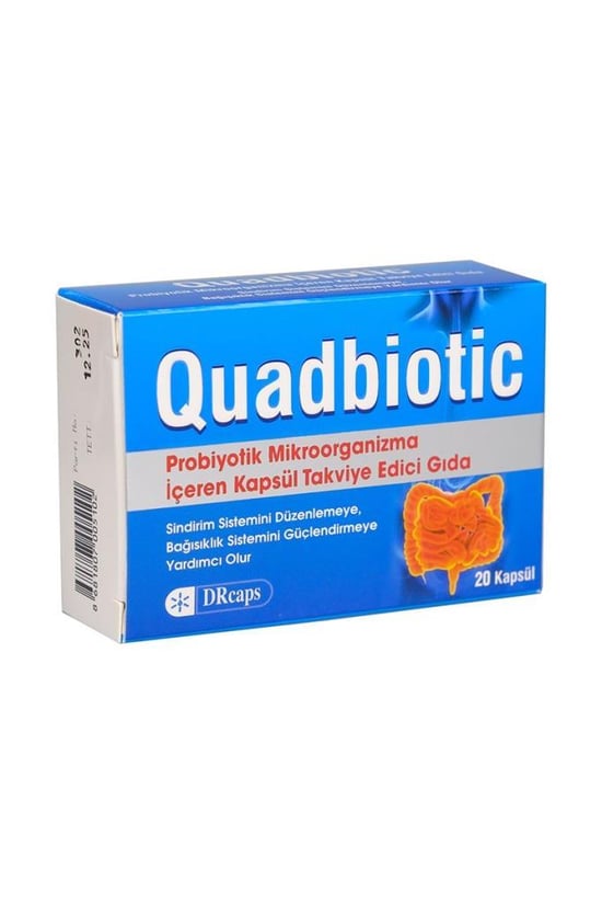 Quadbiotic Probiyotik 20 Kapsül